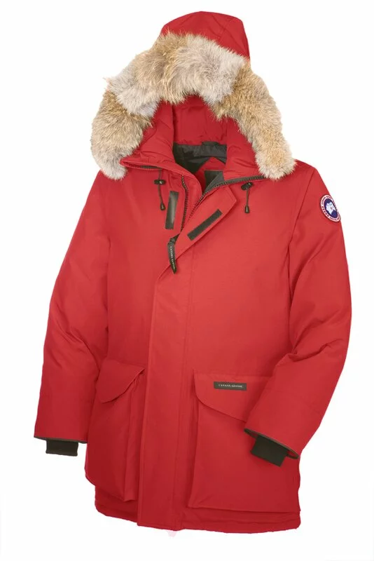 Canada Goose Mens Ontario Parka Red Outlet